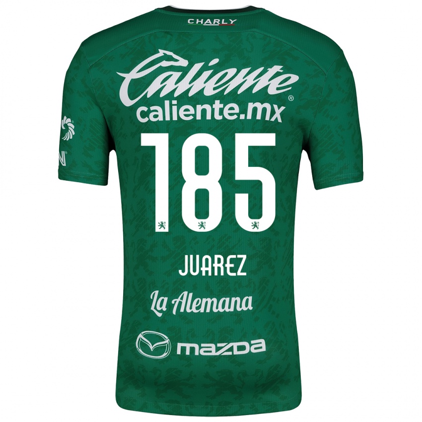 Kinder Moisés Juárez #185 Grün Weiß Heimtrikot Trikot 2024/25 T-Shirt Schweiz