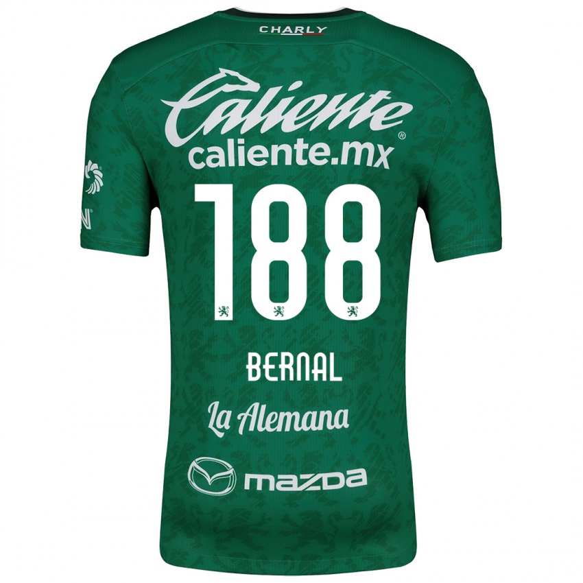 Kinder Juan Bernal #188 Grün Weiß Heimtrikot Trikot 2024/25 T-Shirt Schweiz