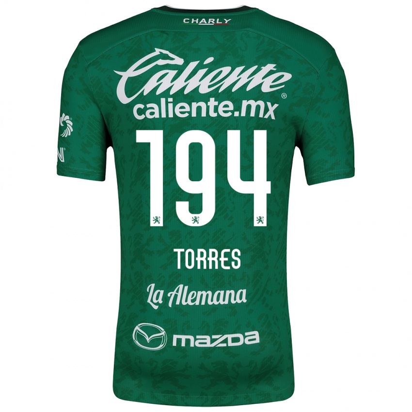 Kinder Erick Torres #194 Grün Weiß Heimtrikot Trikot 2024/25 T-Shirt Schweiz