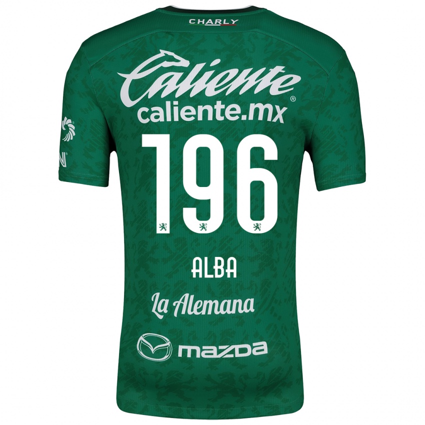 Kinder Óscar Alba #196 Grün Weiß Heimtrikot Trikot 2024/25 T-Shirt Schweiz