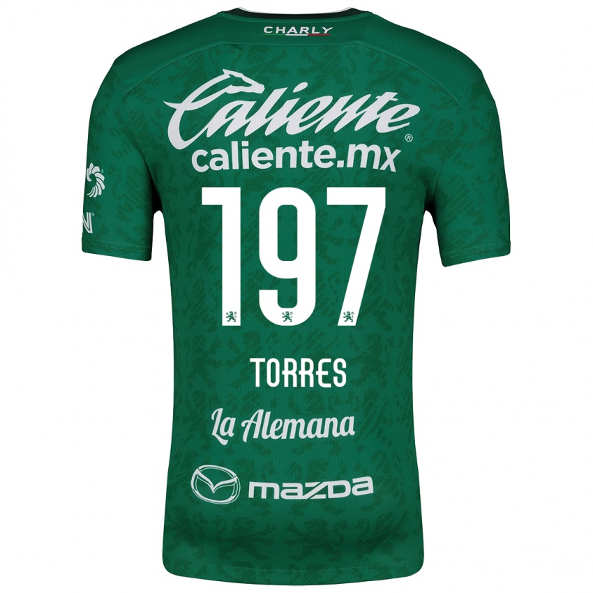 Kinder Erick Torres #197 Grün Weiß Heimtrikot Trikot 2024/25 T-Shirt Schweiz