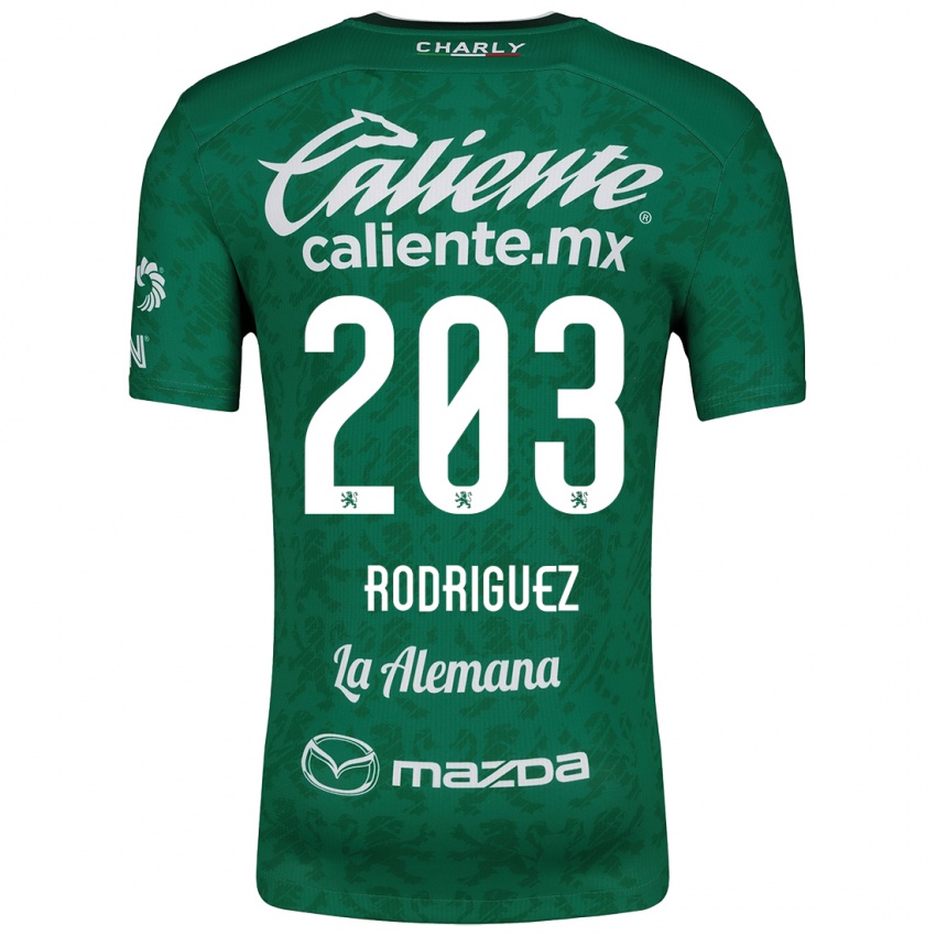 Kinder César Rodríguez #203 Grün Weiß Heimtrikot Trikot 2024/25 T-Shirt Schweiz