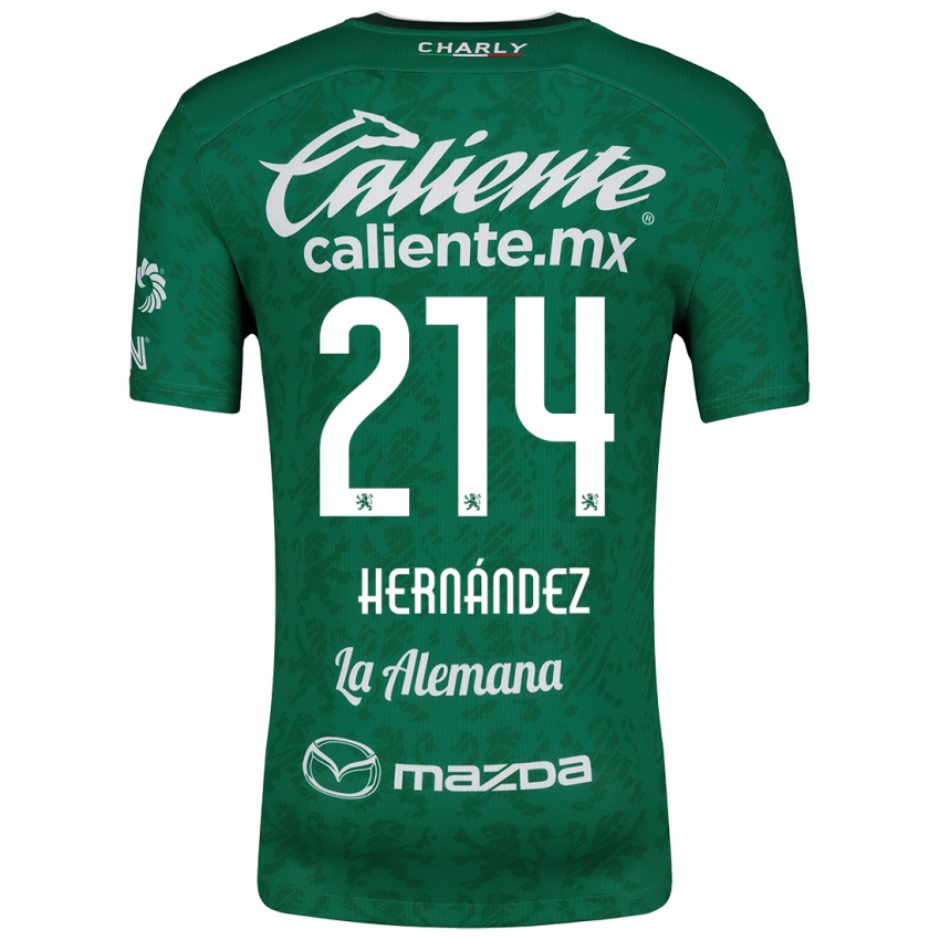 Kinder Iván Hernández #214 Grün Weiß Heimtrikot Trikot 2024/25 T-Shirt Schweiz