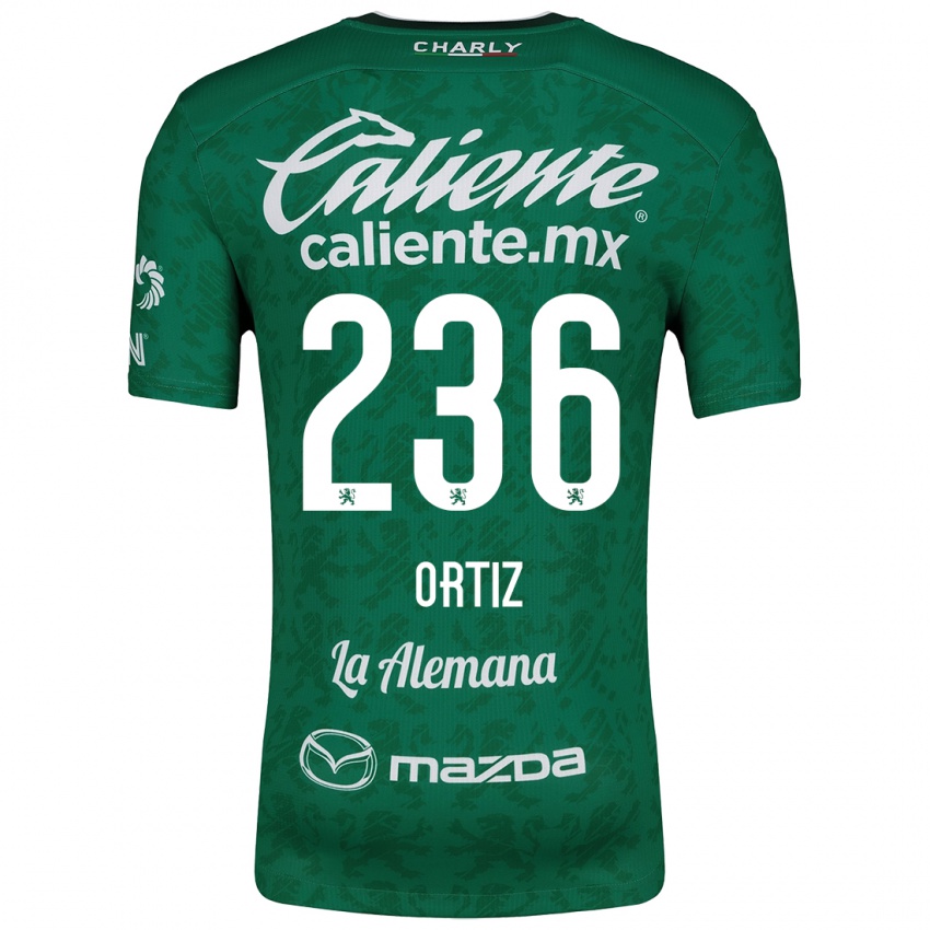 Kinder Youssef Ortiz #236 Grün Weiß Heimtrikot Trikot 2024/25 T-Shirt Schweiz