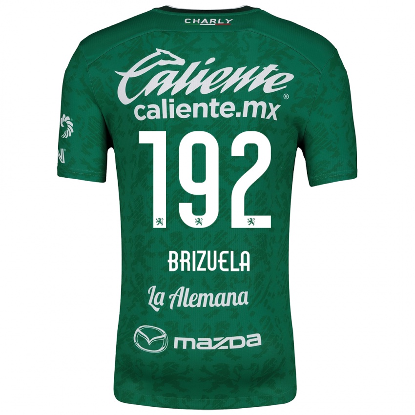 Kinder Juan Brizuela #192 Grün Weiß Heimtrikot Trikot 2024/25 T-Shirt Schweiz