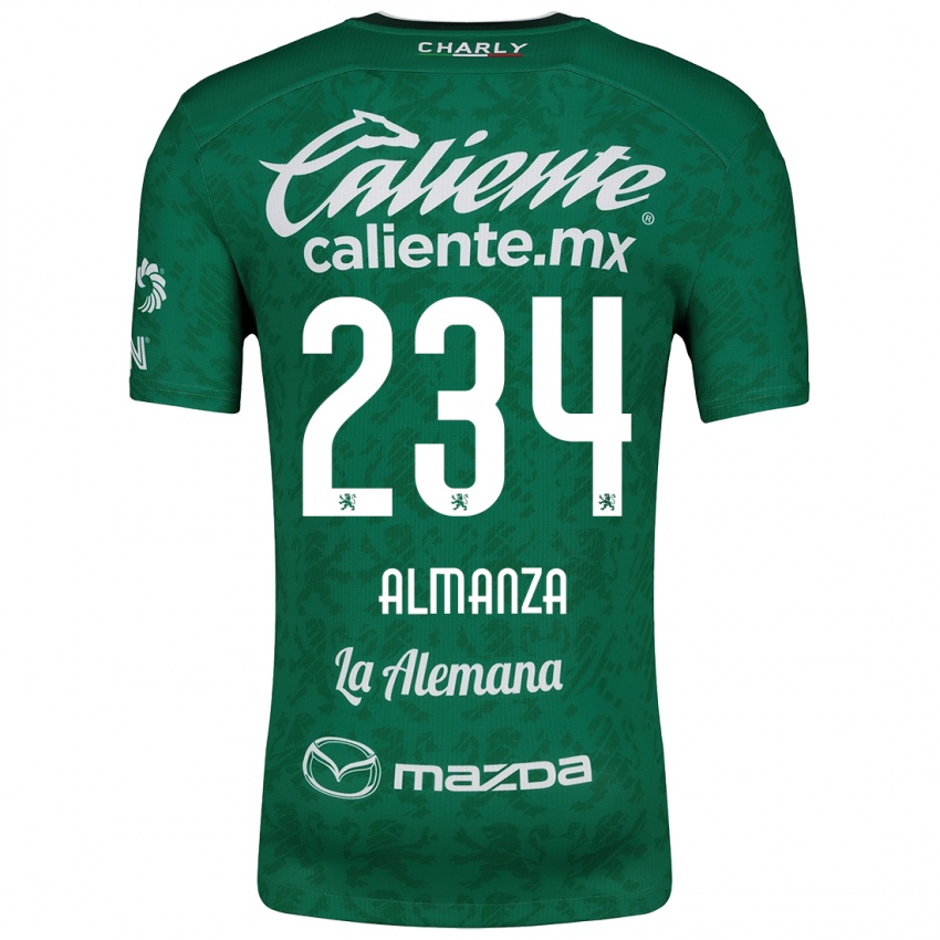 Kinder Román Almanza #234 Grün Weiß Heimtrikot Trikot 2024/25 T-Shirt Schweiz