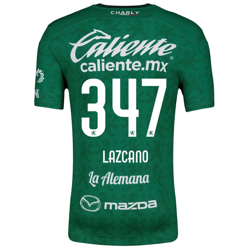 Kinder Evan Lazcano #347 Grün Weiß Heimtrikot Trikot 2024/25 T-Shirt Schweiz