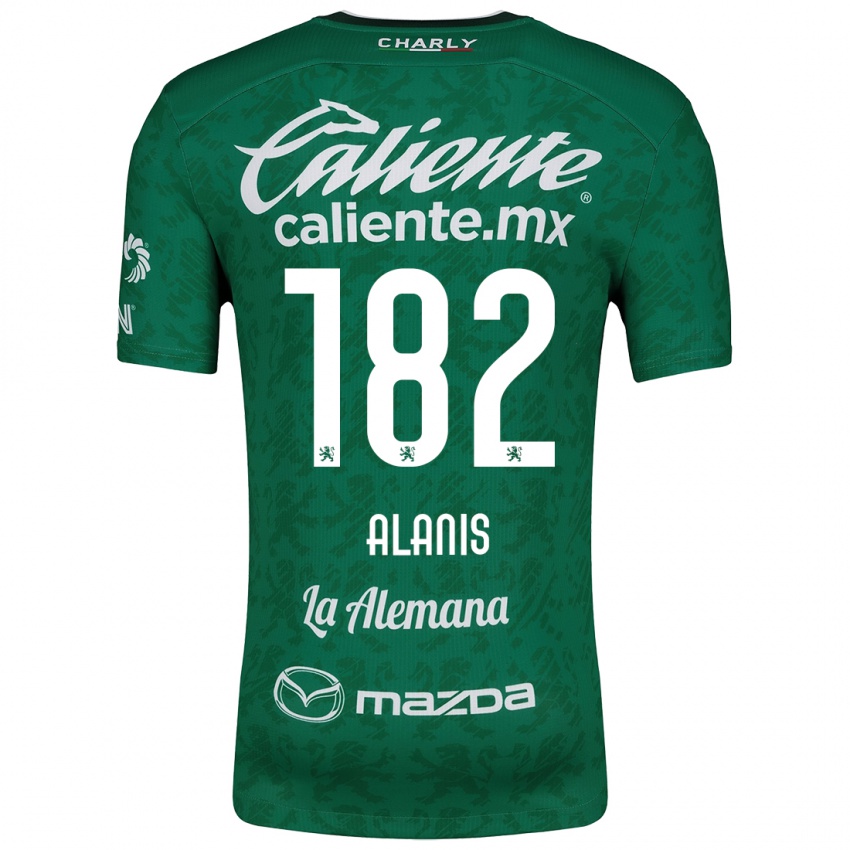 Kinder Alejandro Alanís #182 Grün Weiß Heimtrikot Trikot 2024/25 T-Shirt Schweiz