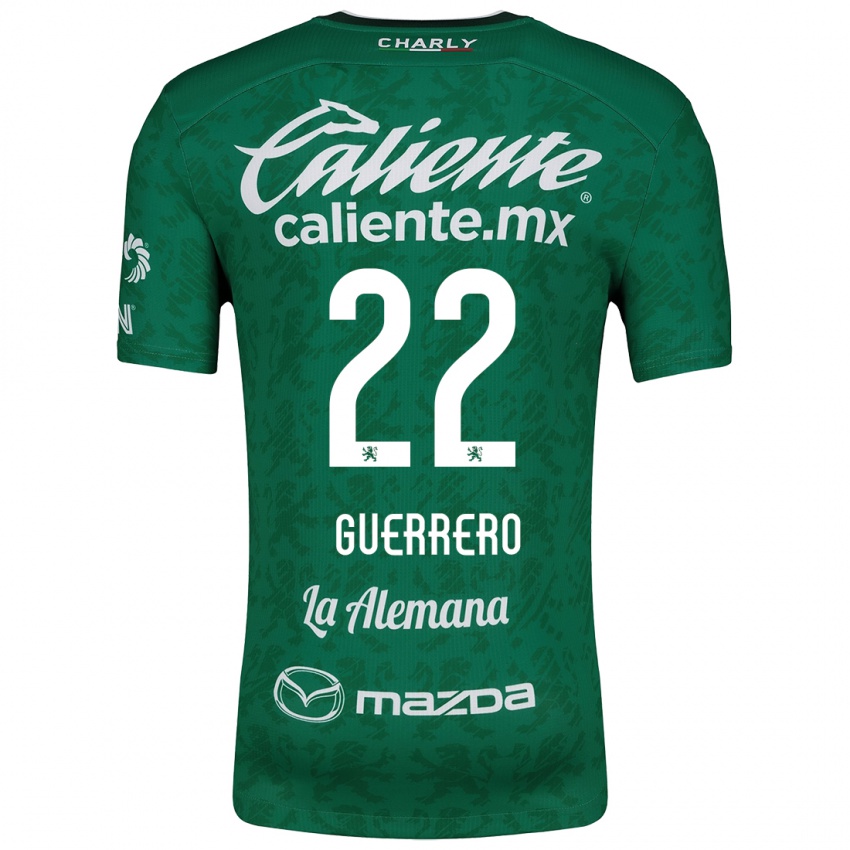 Kinder África Guerrero #22 Grün Weiß Heimtrikot Trikot 2024/25 T-Shirt Schweiz