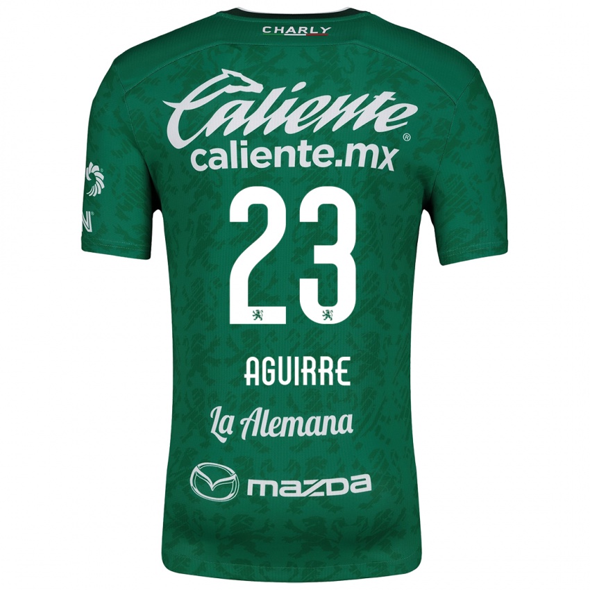 Kinder Zoe Aguirre #23 Grün Weiß Heimtrikot Trikot 2024/25 T-Shirt Schweiz