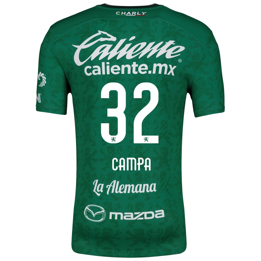 Kinder Ana Campa #32 Grün Weiß Heimtrikot Trikot 2024/25 T-Shirt Schweiz