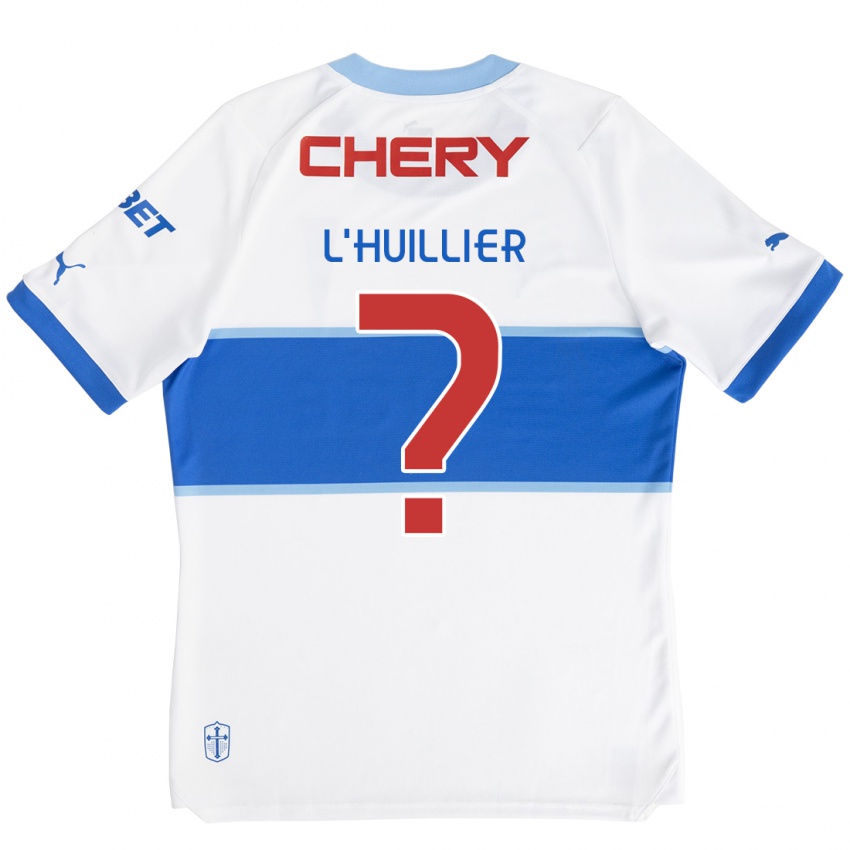 Kinder Nicolás L'huillier #0 Weiß Blau Heimtrikot Trikot 2024/25 T-Shirt Schweiz