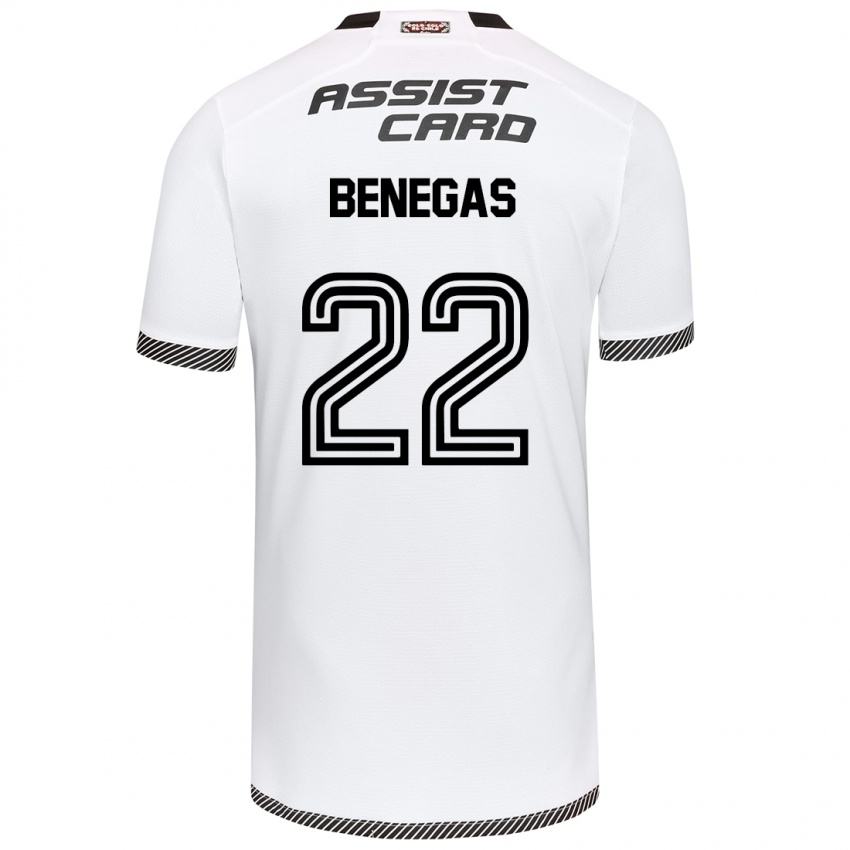 Kinder Leandro Benegas #22 Weiß Schwarz Heimtrikot Trikot 2024/25 T-Shirt Schweiz