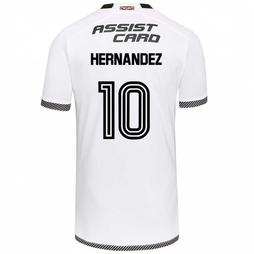 Kinder Leandro Hernández #10 Weiß Schwarz Heimtrikot Trikot 2024/25 T-Shirt Schweiz