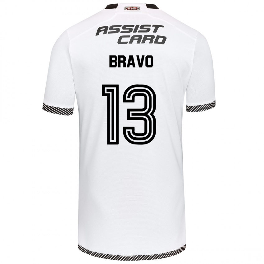 Kinder Santiago Bravo #13 Weiß Schwarz Heimtrikot Trikot 2024/25 T-Shirt Schweiz