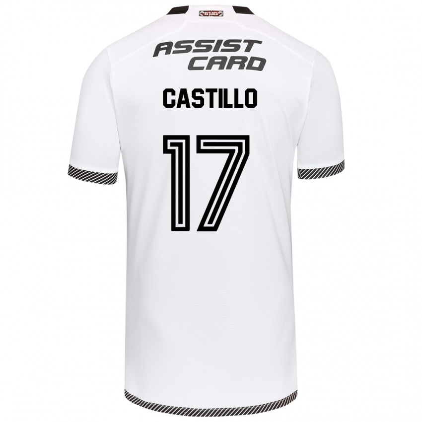 Kinder Fabián Castillo #17 Weiß Schwarz Heimtrikot Trikot 2024/25 T-Shirt Schweiz