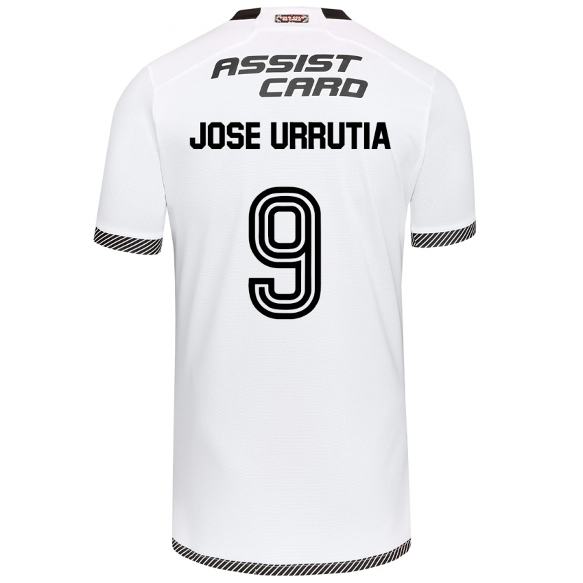 Kinder María José Urrutia #9 Weiß Schwarz Heimtrikot Trikot 2024/25 T-Shirt Schweiz