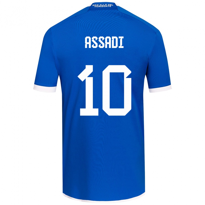 Kinder Lucas Assadi #10 Blau Weiss Heimtrikot Trikot 2024/25 T-Shirt Schweiz