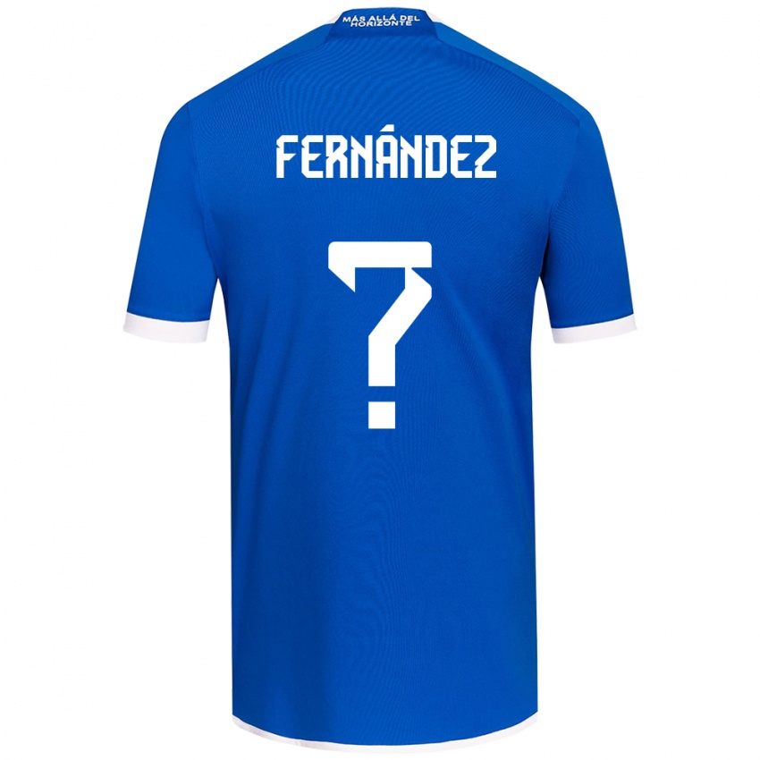 Enfant Maillot Joaquín Fernández #0 Bleu Blanc Tenues Domicile 2024/25 T-Shirt Suisse