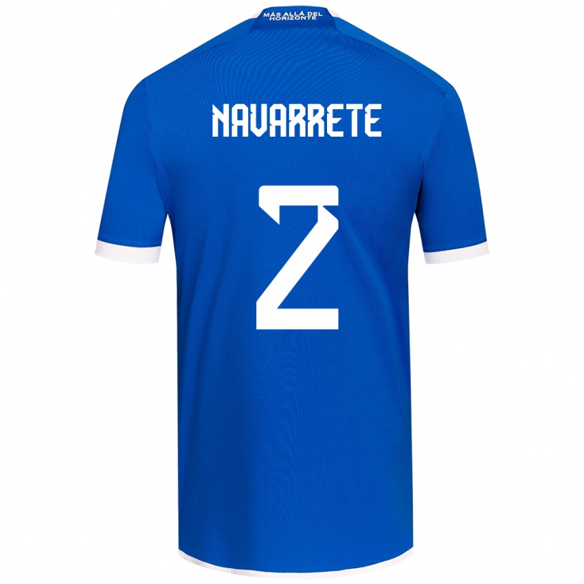 Kinder Daniel Navarrete #2 Blau Weiss Heimtrikot Trikot 2024/25 T-Shirt Schweiz