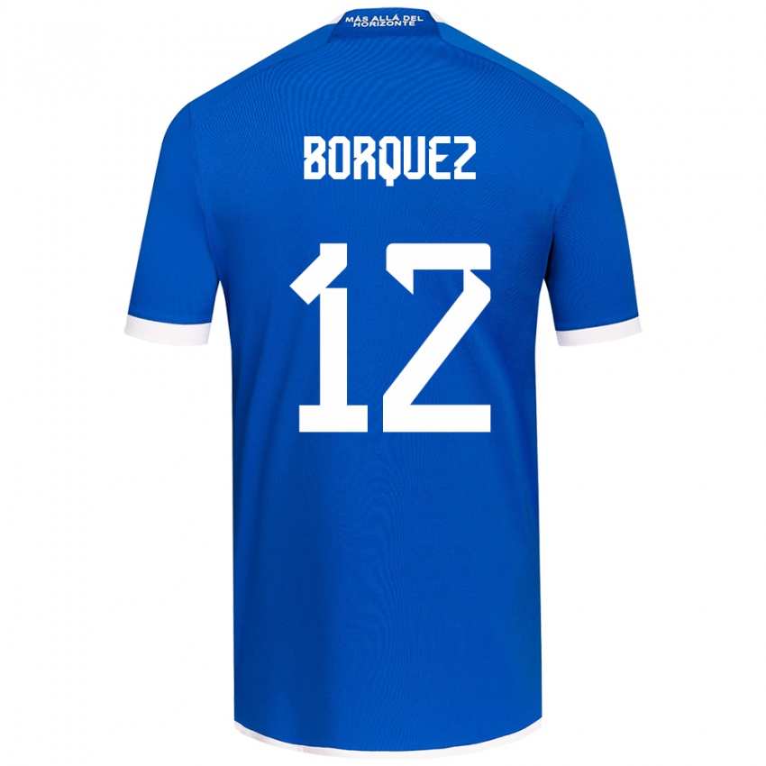 Kinder Gabriela Bórquez #12 Blau Weiss Heimtrikot Trikot 2024/25 T-Shirt Schweiz