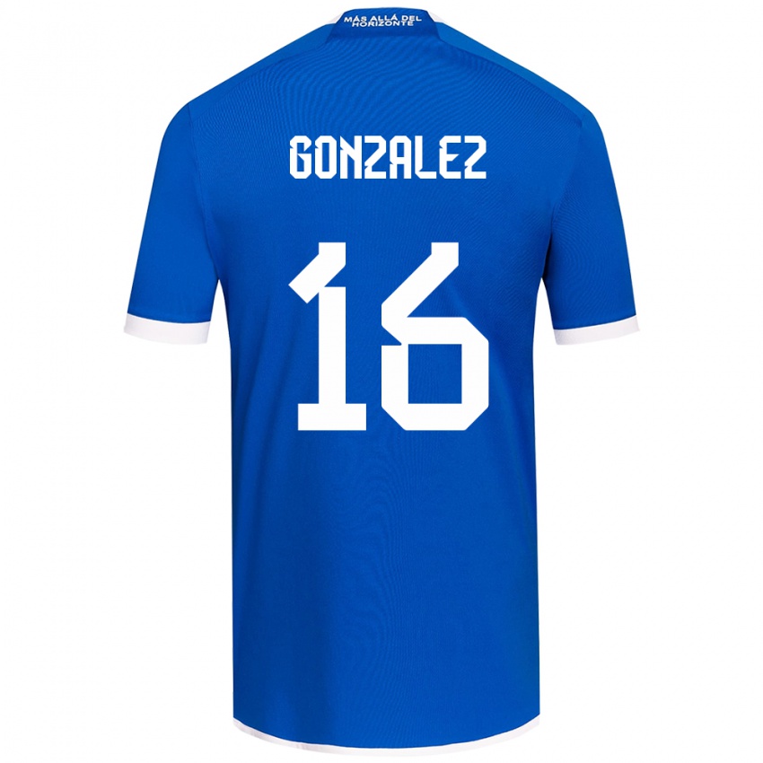 Kinder Monserratt González #16 Blau Weiss Heimtrikot Trikot 2024/25 T-Shirt Schweiz