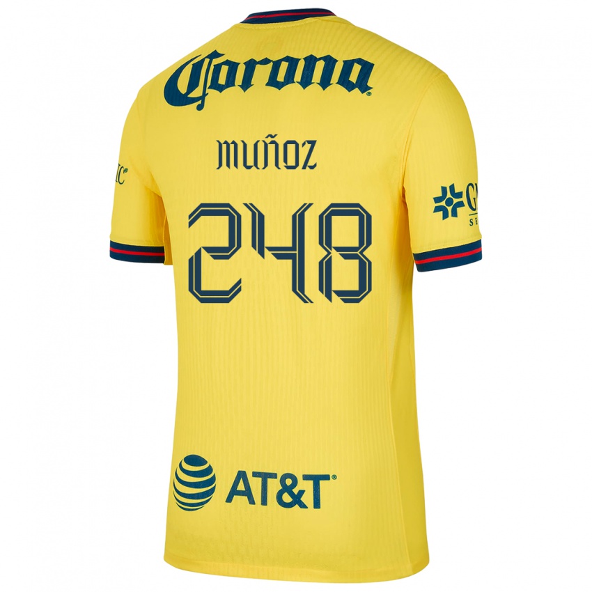 Kinder Diego Muñoz #248 Gelb Blau Heimtrikot Trikot 2024/25 T-Shirt Schweiz