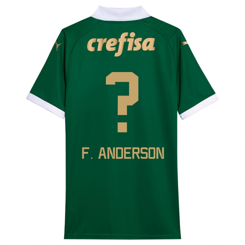 Kinder Felipe Anderson #0 Grün Weiß Heimtrikot Trikot 2024/25 T-Shirt Schweiz