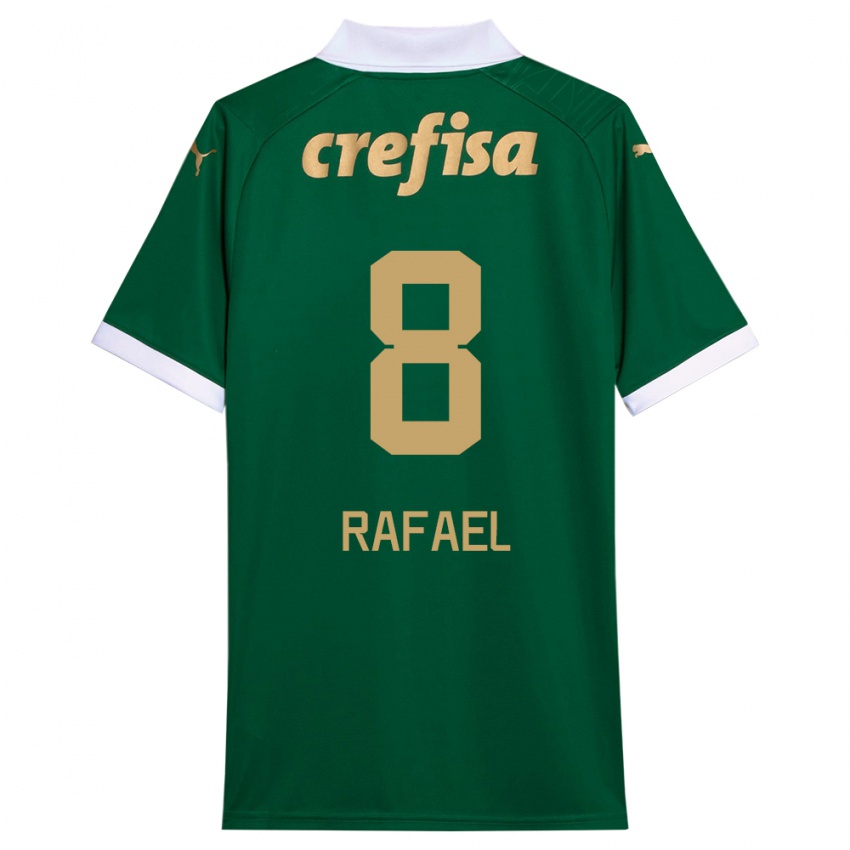 Kinder Ze Rafael #8 Grün Weiß Heimtrikot Trikot 2024/25 T-Shirt Schweiz