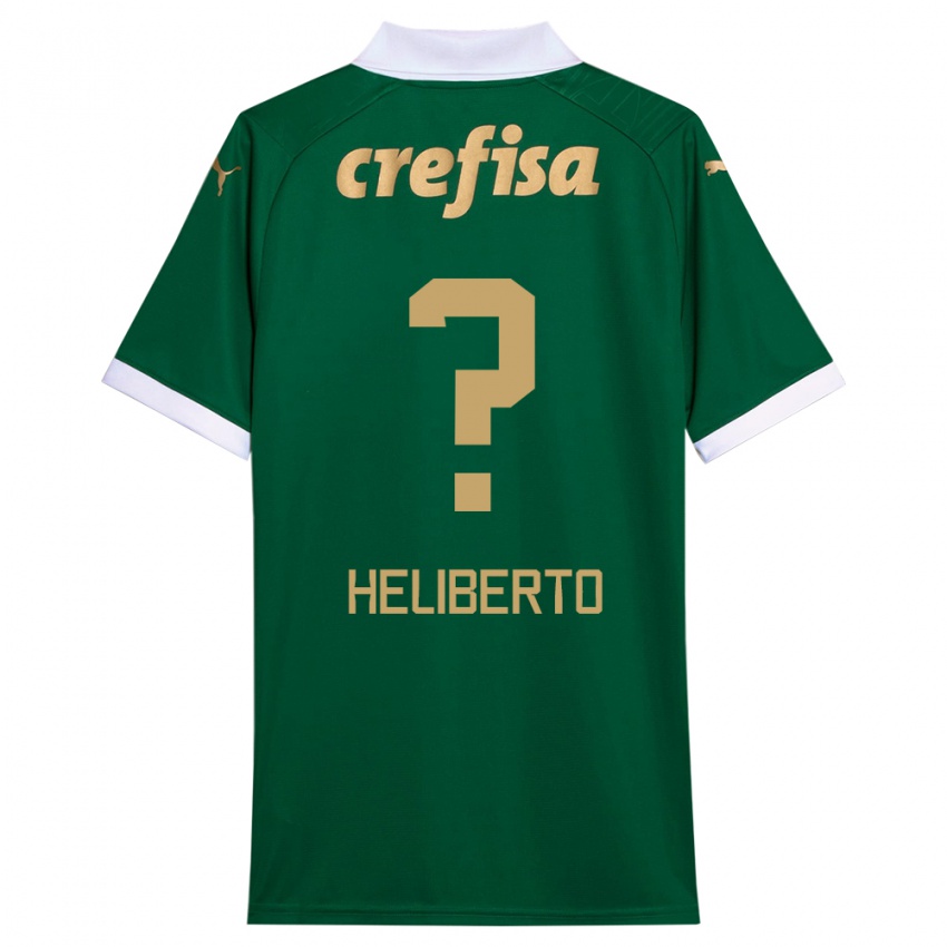 Kinder Heliberto #0 Grün Weiß Heimtrikot Trikot 2024/25 T-Shirt Schweiz