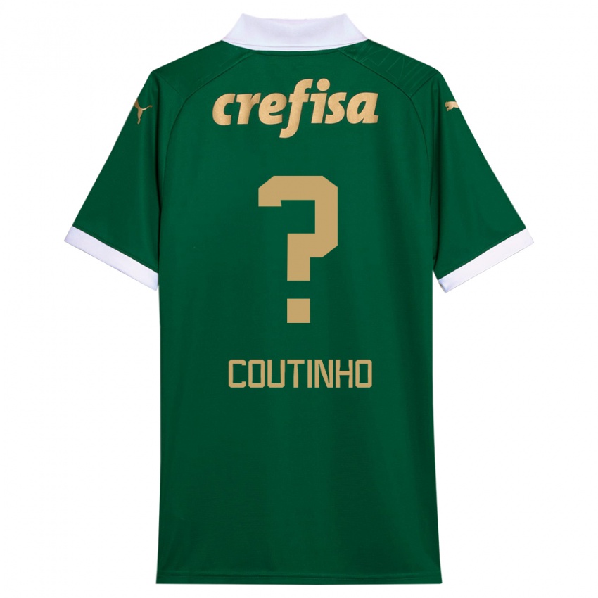 Kinder Rafael Coutinho #0 Grün Weiß Heimtrikot Trikot 2024/25 T-Shirt Schweiz