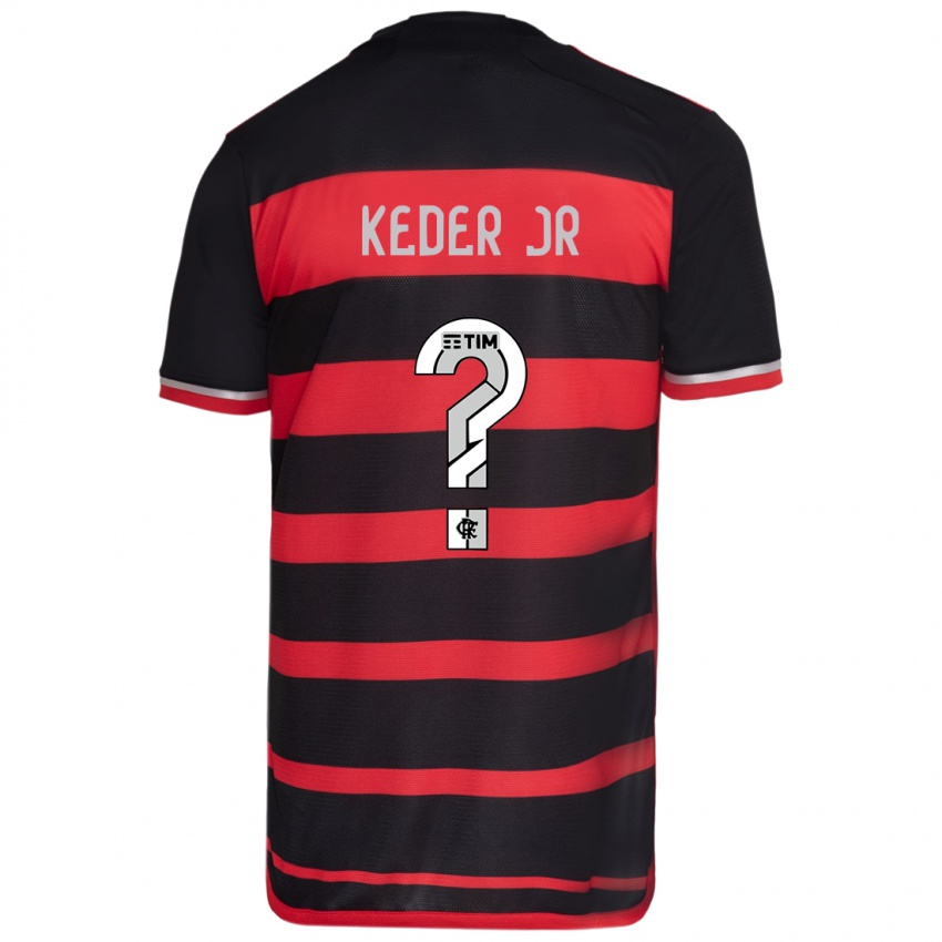 Kinder Keder Jr #0 Rot Schwarz Heimtrikot Trikot 2024/25 T-Shirt Schweiz