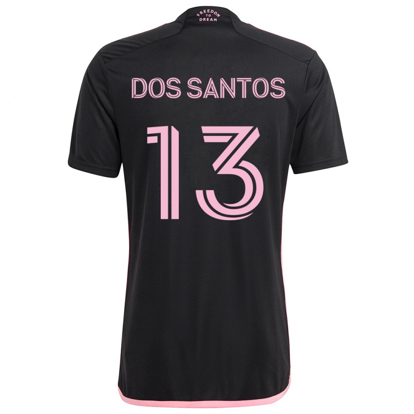 Kinder Cj Dos Santos #13 Schwarz Auswärtstrikot Trikot 2024/25 T-Shirt Schweiz