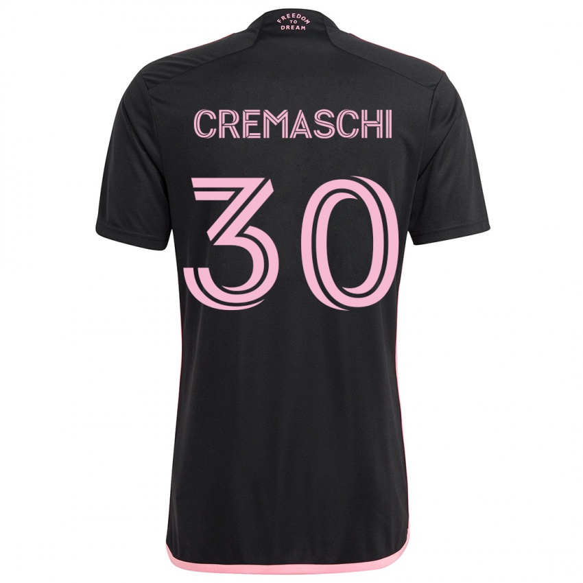 Kinder Benja Cremaschi #30 Schwarz Auswärtstrikot Trikot 2024/25 T-Shirt Schweiz