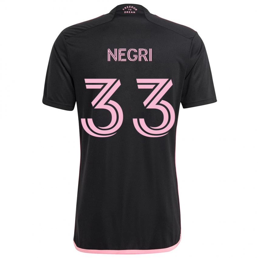 Kinder Franco Negri #33 Schwarz Auswärtstrikot Trikot 2024/25 T-Shirt Schweiz