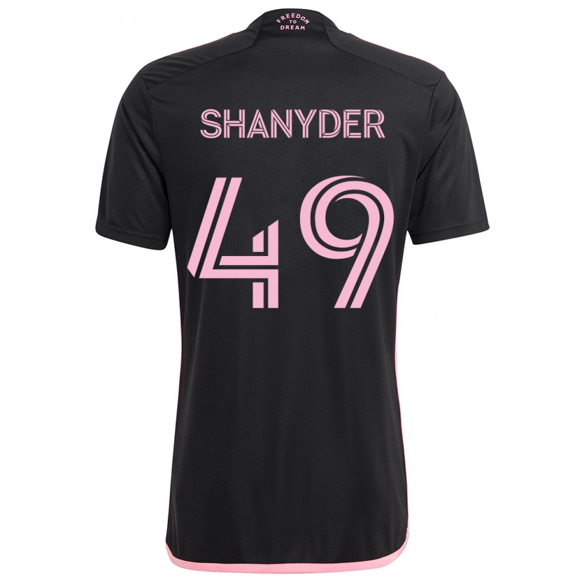 Kinder Shanyder Borgelin #49 Schwarz Auswärtstrikot Trikot 2024/25 T-Shirt Schweiz