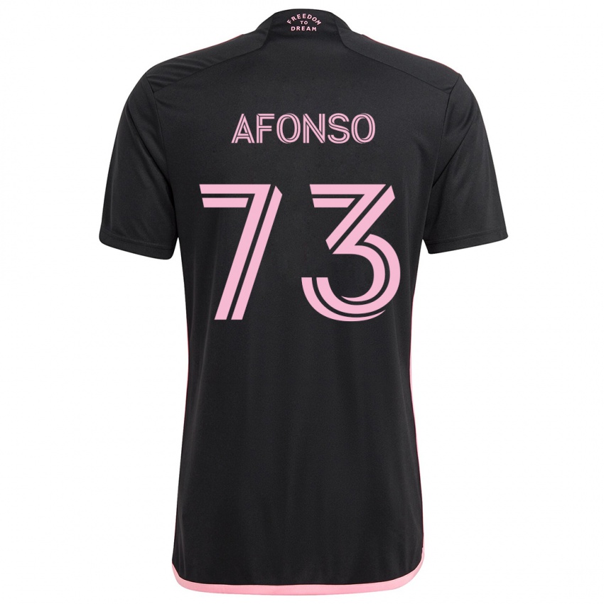 Kinder Leo Afonso #73 Schwarz Auswärtstrikot Trikot 2024/25 T-Shirt Schweiz