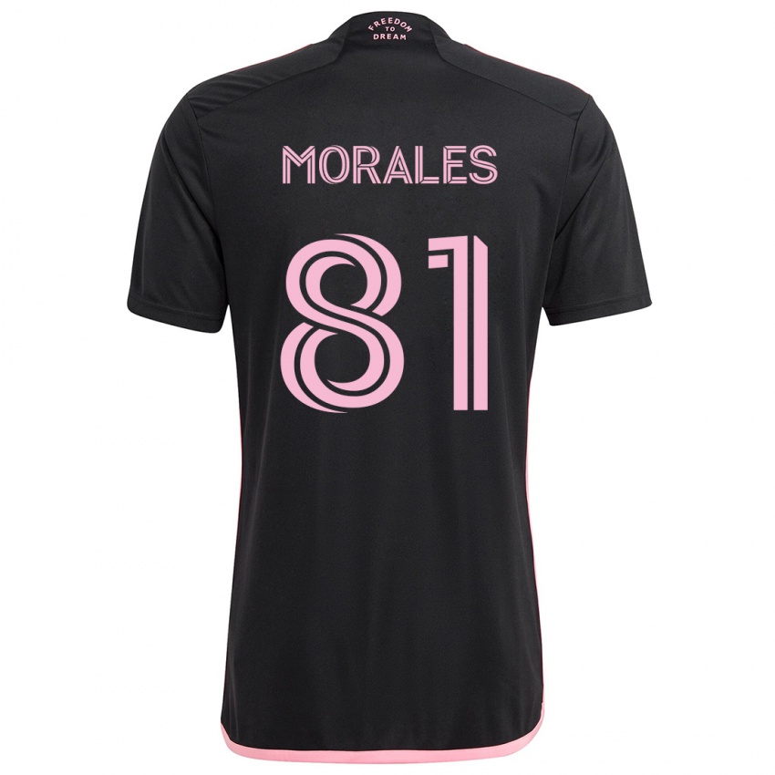 Kinder Santiago Morales #81 Schwarz Auswärtstrikot Trikot 2024/25 T-Shirt Schweiz