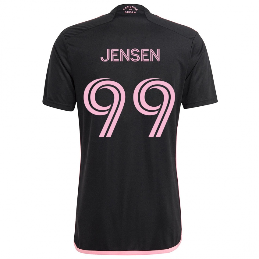 Kinder Cole Jensen #99 Schwarz Auswärtstrikot Trikot 2024/25 T-Shirt Schweiz