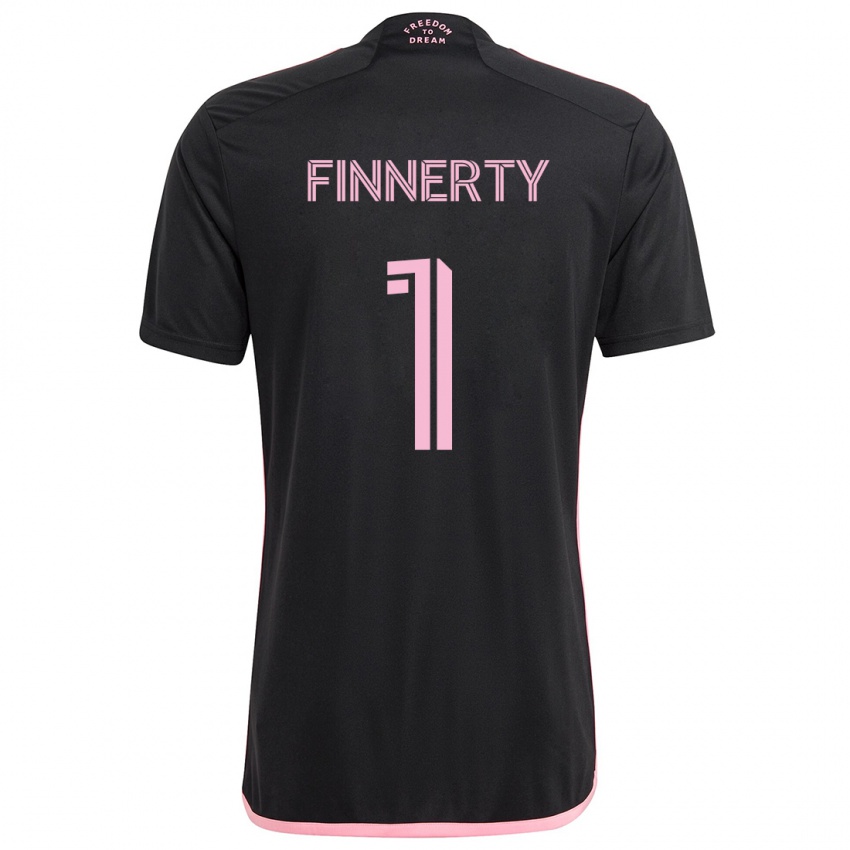 Kinder Owen Finnerty #1 Schwarz Auswärtstrikot Trikot 2024/25 T-Shirt Schweiz