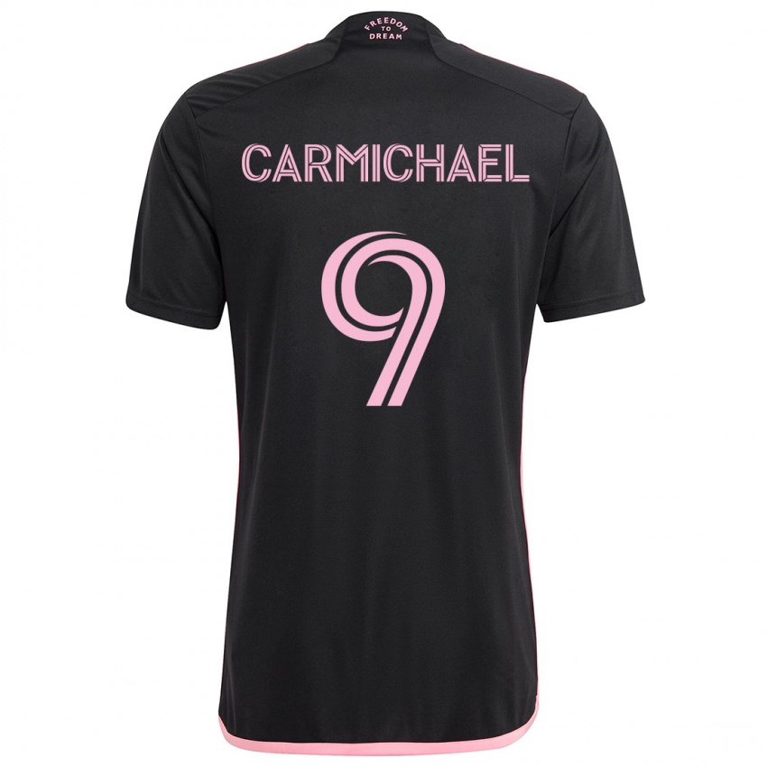 Kinder Ryan Carmichael #9 Schwarz Auswärtstrikot Trikot 2024/25 T-Shirt Schweiz