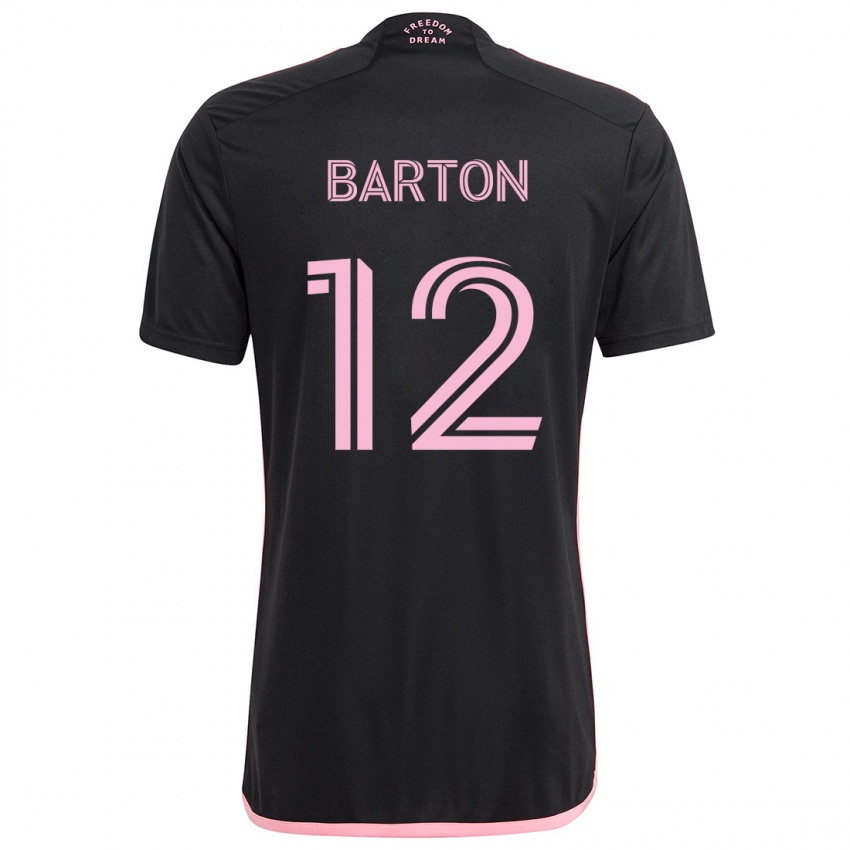 Kinder Tye Barton #12 Schwarz Auswärtstrikot Trikot 2024/25 T-Shirt Schweiz