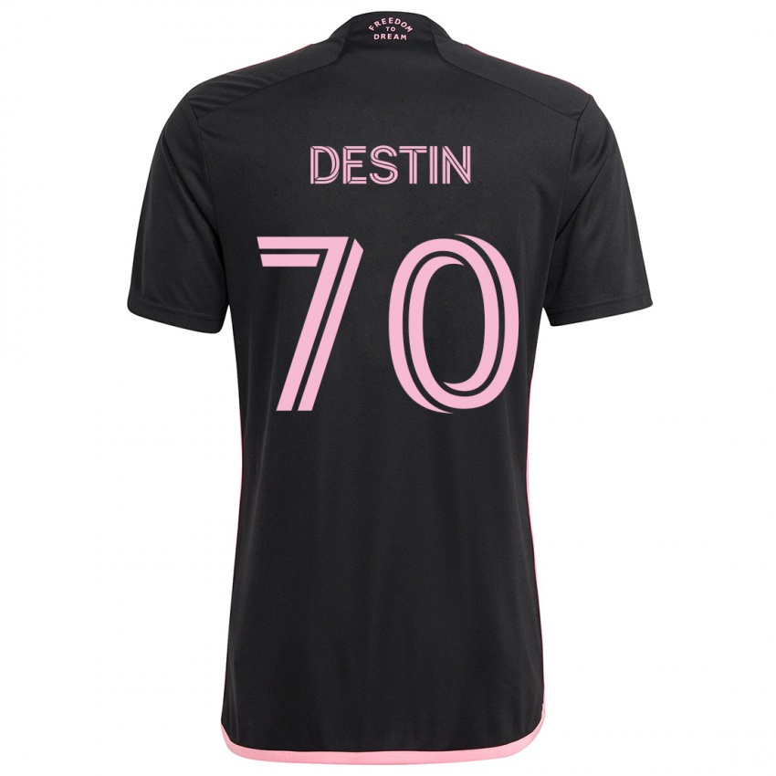 Kinder Bryan Destin #70 Schwarz Auswärtstrikot Trikot 2024/25 T-Shirt Schweiz