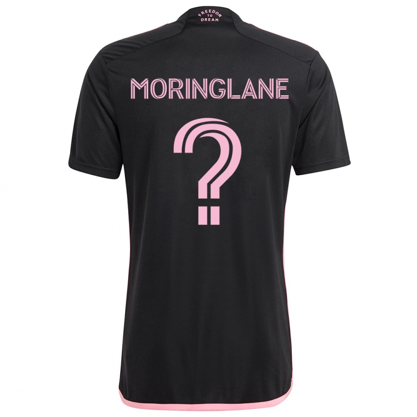 Kinder Luis Moringlane #0 Schwarz Auswärtstrikot Trikot 2024/25 T-Shirt Schweiz