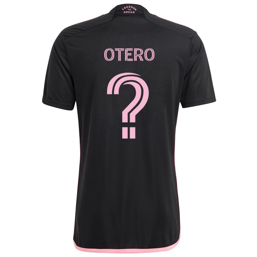 Kinder Sebastián Otero #0 Schwarz Auswärtstrikot Trikot 2024/25 T-Shirt Schweiz