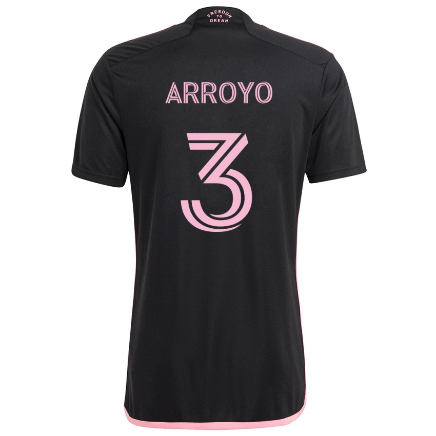 Kinder Dixon Arroyo #3 Schwarz Auswärtstrikot Trikot 2024/25 T-Shirt Schweiz