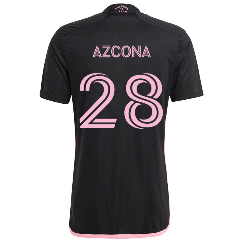 Kinder Edison Azcona #28 Schwarz Auswärtstrikot Trikot 2024/25 T-Shirt Schweiz