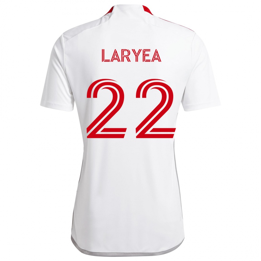 Kinder Richie Laryea #22 Weiß Rot Auswärtstrikot Trikot 2024/25 T-Shirt Schweiz