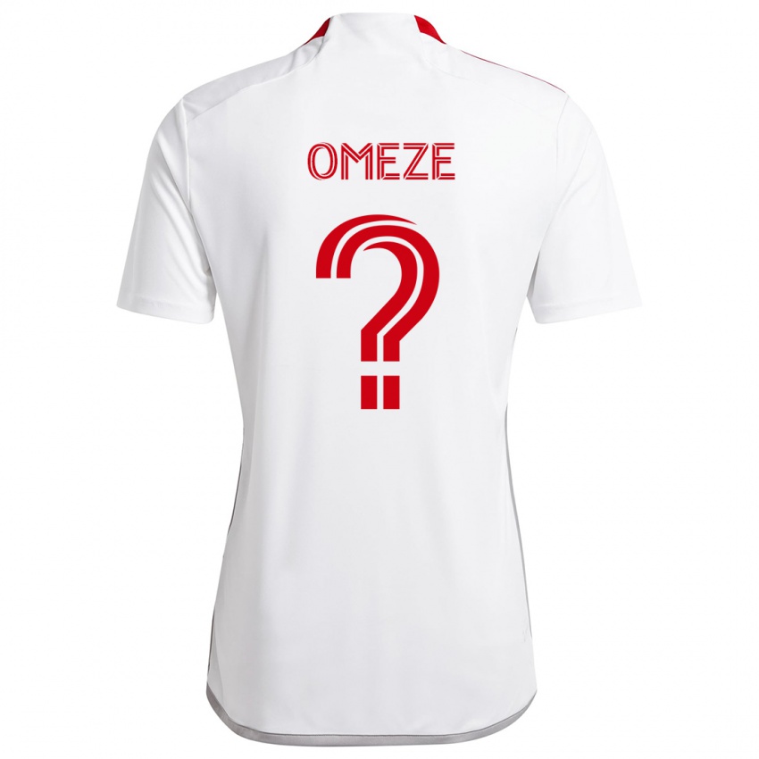 Kinder Chimere Omeze #0 Weiß Rot Auswärtstrikot Trikot 2024/25 T-Shirt Schweiz