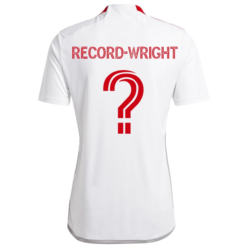 Kinder Kemari Record-Wright #0 Weiß Rot Auswärtstrikot Trikot 2024/25 T-Shirt Schweiz